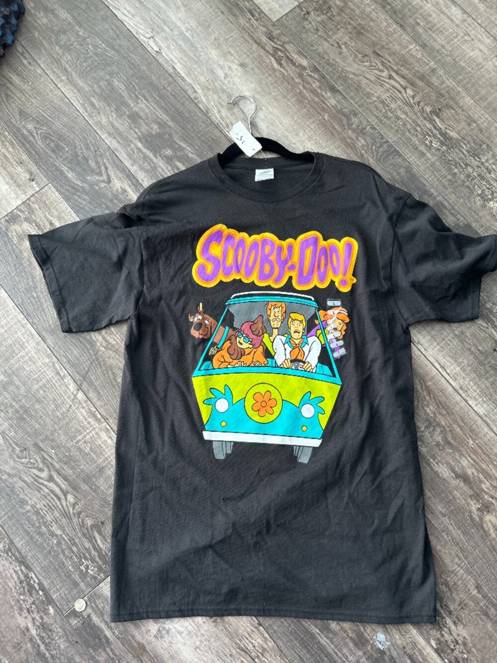 Scooby Doo Large Size Black T shirt - New